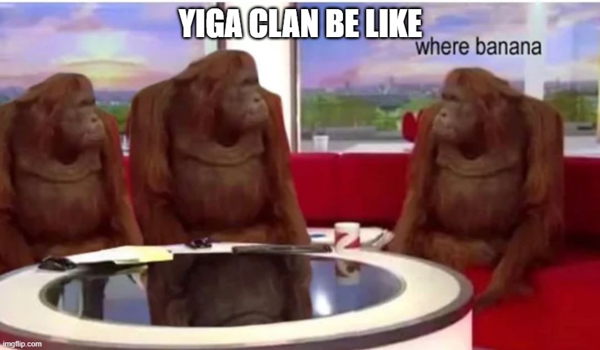 Yiga | YIGA CLAN BE LIKE | image tagged in three monkeys,the legend of zelda breath of the wild | made w/ Imgflip meme maker