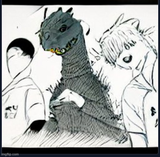 yo what godzilla doing in karasuno high | made w/ Imgflip meme maker