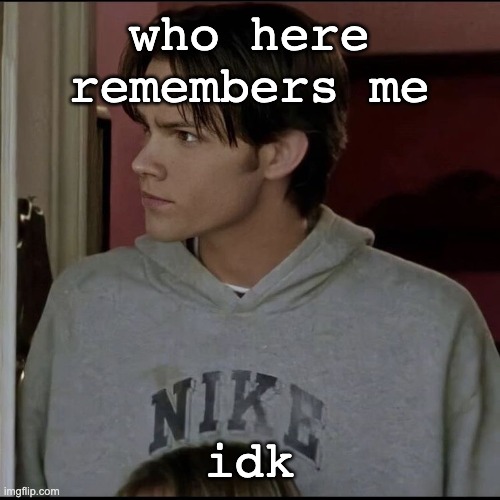 jared | who here
remembers me; idk | image tagged in jared | made w/ Imgflip meme maker