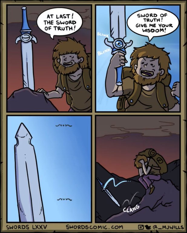 High Quality The Sword Of Truth Blank Meme Template