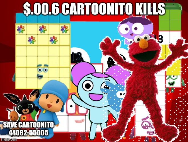 (ReUploaded) Cartoonito’s (USA) Final Minutes On The Air - Saturday 9?12,?2022 | $.00.6 CARTOONITO KILLS; SAVE CARTOONITO
44082-55005 | image tagged in cartooito,final minutes on the air,funny,memes,cartoonito final | made w/ Imgflip meme maker