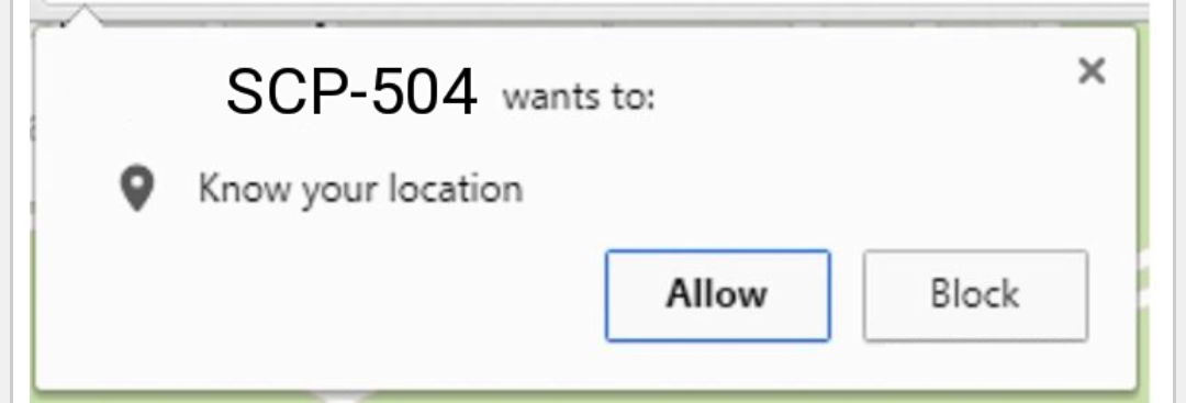 SCP-504 wants to know your location Blank Meme Template