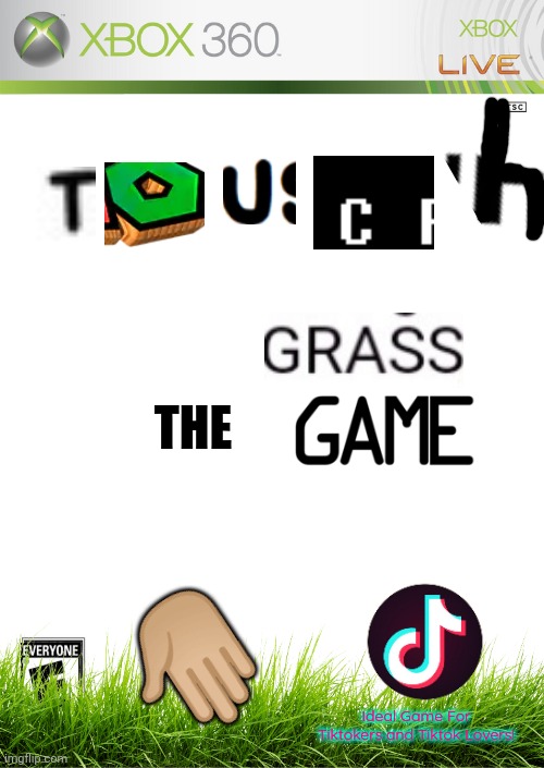 XboX 360 cover | THE; ✋🏼; Ideal Game For Tiktokers and Tiktok Lovers! | image tagged in xbox 360 cover | made w/ Imgflip meme maker