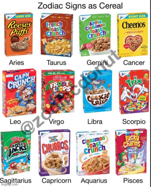 I'm Cookie Crisp, what did you guys get? | image tagged in cereal,why are you reading this | made w/ Imgflip meme maker