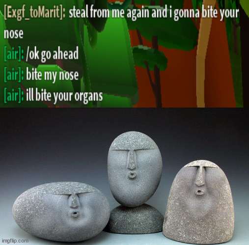 *some creative title i have no idea about* | image tagged in oof stones,man,why,organs,nose,oof | made w/ Imgflip meme maker