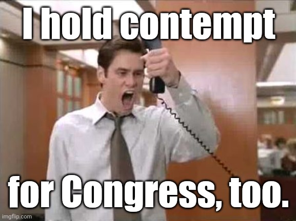 Liar Liar Stop Breaking The Law | I hold contempt for Congress, too. | image tagged in liar liar stop breaking the law | made w/ Imgflip meme maker
