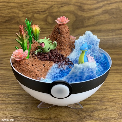 This one’s so kewl :000 | image tagged in pokemon,terrarium | made w/ Imgflip meme maker