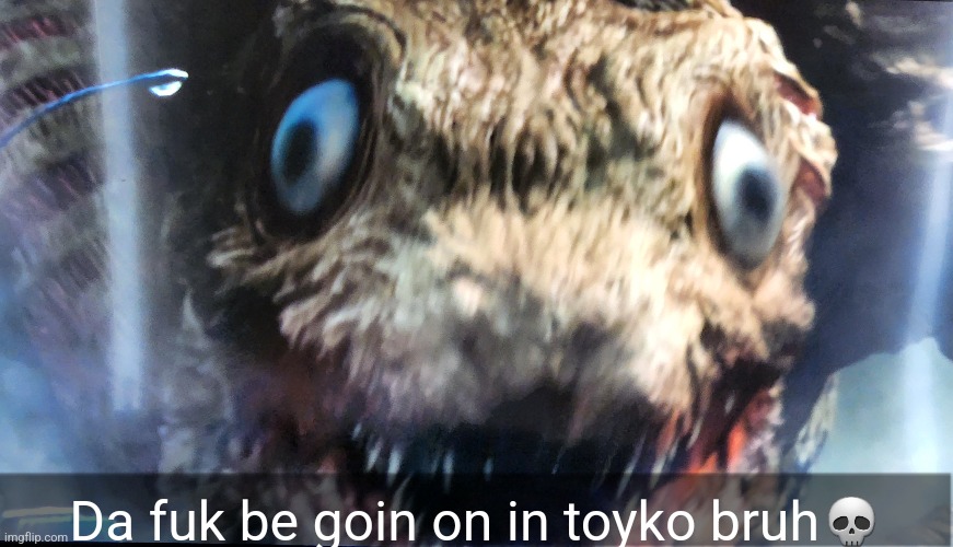 Da fuk be goin on in toyko bruh💀 | made w/ Imgflip meme maker