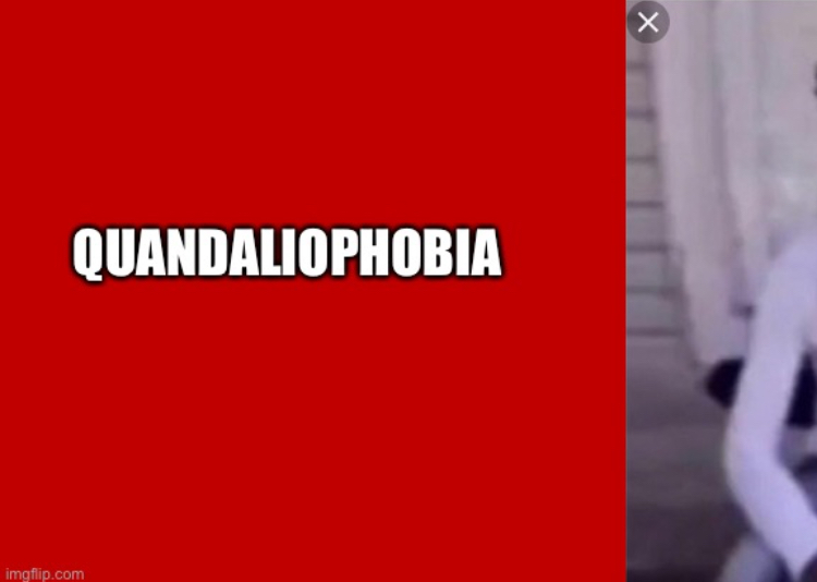 High Quality Quandaliophobia Blank Meme Template