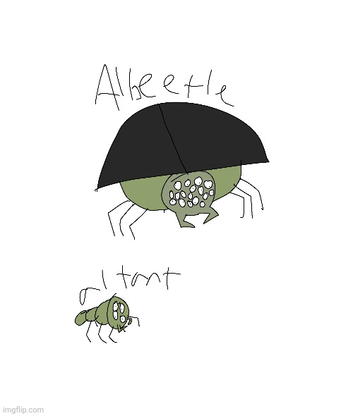 Altant and it's evolution, Albeetle. (For Carlos' pokemon game) | made w/ Imgflip meme maker