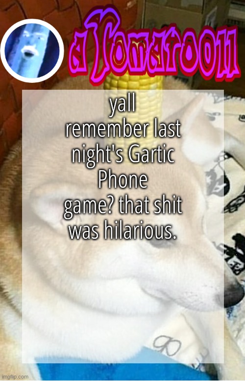 there were so many moai's | yall remember last night's Gartic Phone game? that shit was hilarious. | image tagged in atomato011's arbitrary announcement template | made w/ Imgflip meme maker