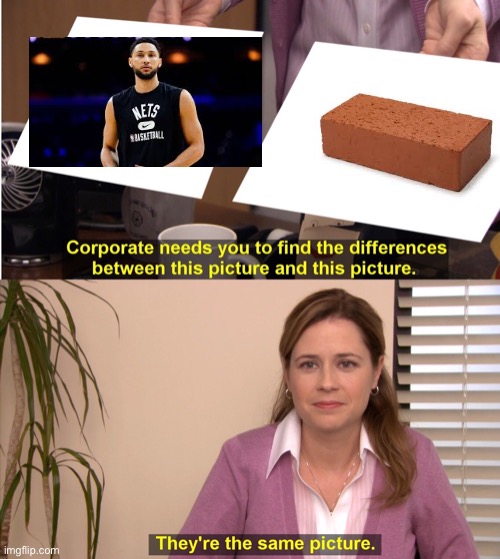 Brick Simmons | image tagged in memes,they're the same picture | made w/ Imgflip meme maker
