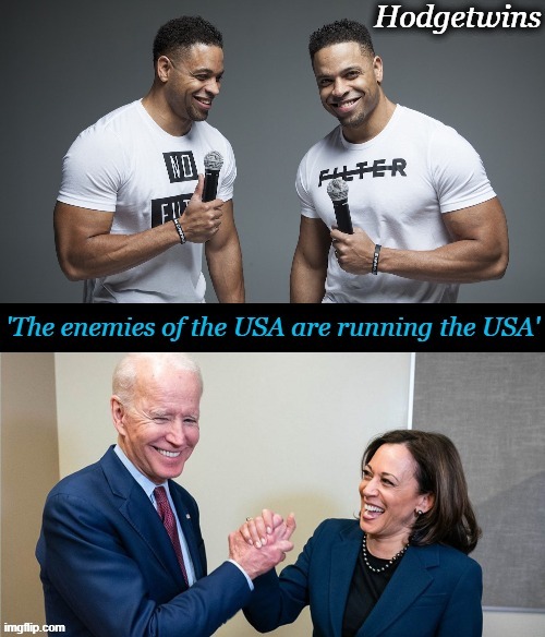 The Twins Have a Habit of "Getting It Right!" | image tagged in politics,hodgetwins,enemies,democrats,usa,enemies within | made w/ Imgflip meme maker