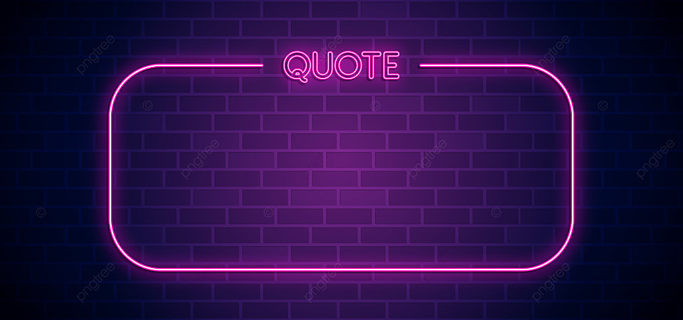 High Quality Aesthetic neon blank quote Blank Meme Template