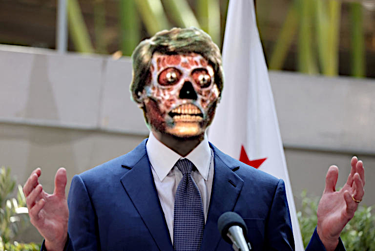 TheyLiveGavinNewsom Blank Meme Template