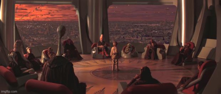 Jedi council | image tagged in jedi council | made w/ Imgflip meme maker