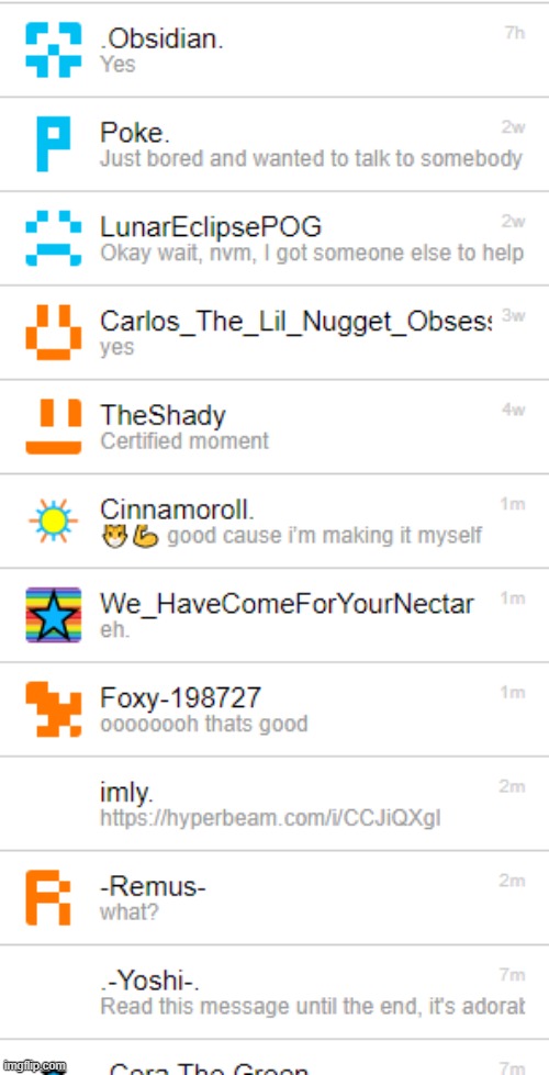 memechat reveal | made w/ Imgflip meme maker