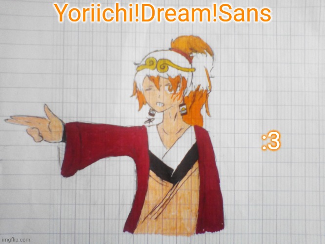 I finally found a way to take pictures (becuz the camera of my phone is brocken lol) | Yoriichi!Dream!Sans; :3 | image tagged in yoriichi dream sans | made w/ Imgflip meme maker