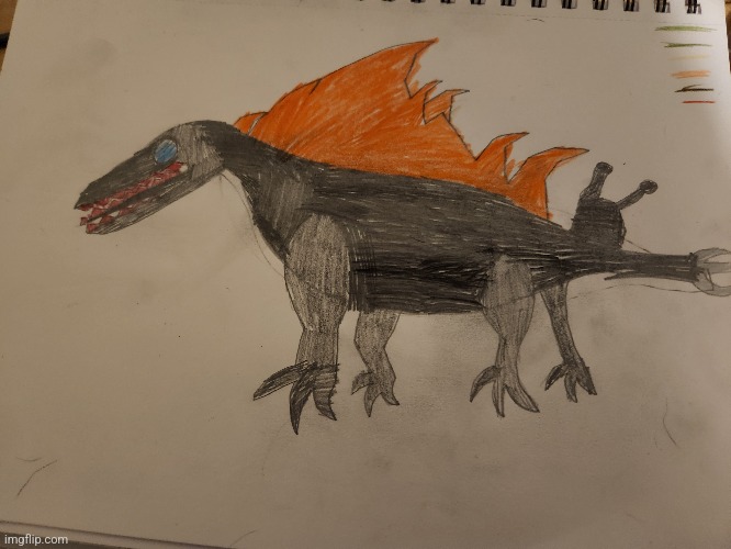 Murdertrodon redraw based off of my recent animation | made w/ Imgflip meme maker