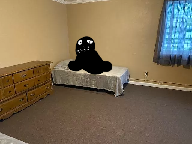 HAROLD ON THE BED Blank Meme Template