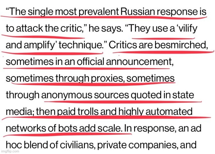 Russian disinformation tactics | image tagged in russian disinformation tactics | made w/ Imgflip meme maker