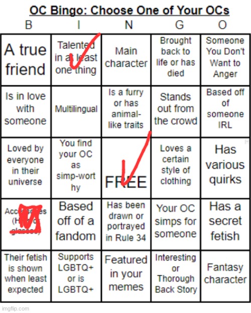 mr break cain | image tagged in jer-sama's oc bingo | made w/ Imgflip meme maker