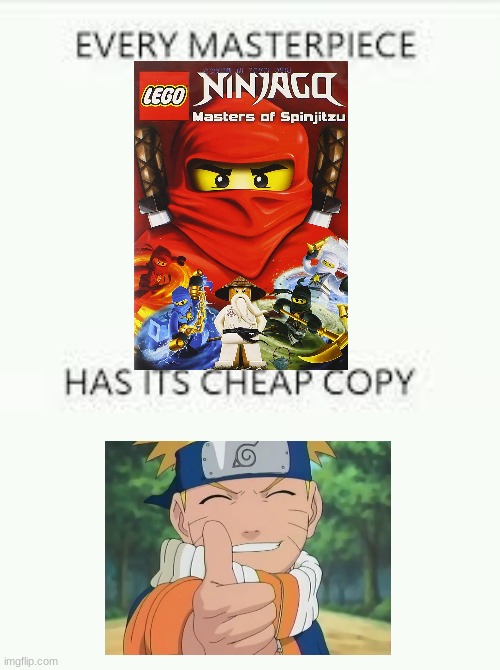 Every Masterpiece has its cheap copy | image tagged in every masterpiece has its cheap copy,aaa,lego,memes,funny | made w/ Imgflip meme maker