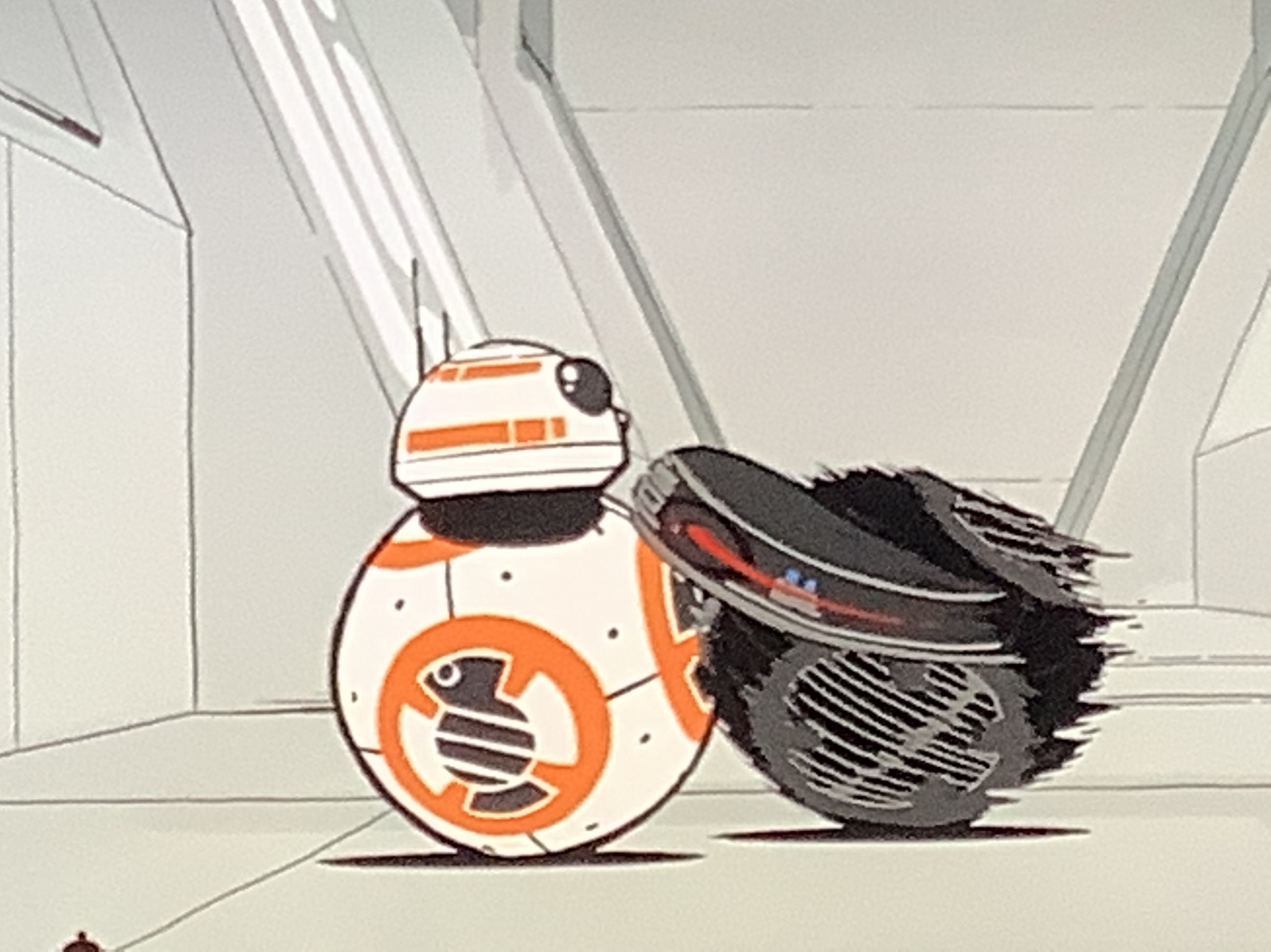 Imperial BB8 coming in for the kill Blank Meme Template