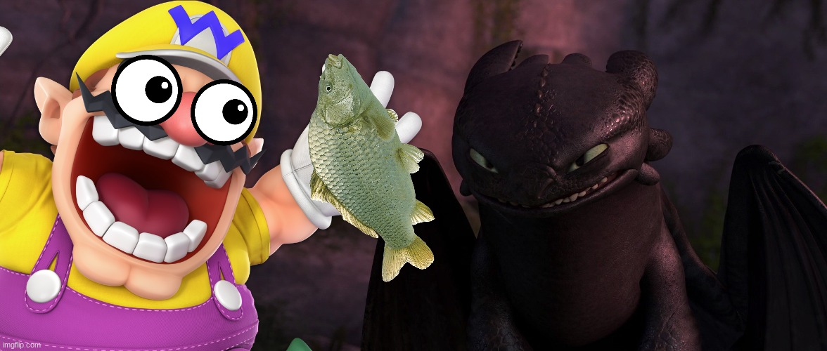 Wario dies after he stole Toothless's fish.mp3 | image tagged in wario dies,wario,how to train your dragon,httyd,dragon,toothless | made w/ Imgflip meme maker