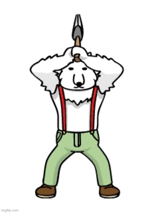Woodcutter Bear | image tagged in woodcutter bear | made w/ Imgflip meme maker