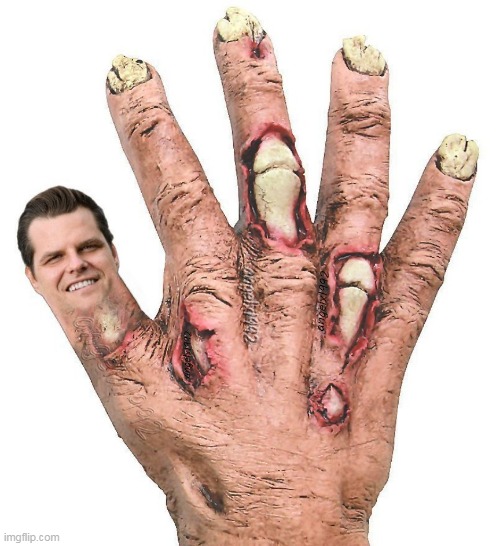 image tagged in matt gaetz,thumb,abortion,qanon cult,qanons,florida | made w/ Imgflip meme maker