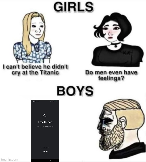 family link be like | image tagged in do men even have feelings | made w/ Imgflip meme maker