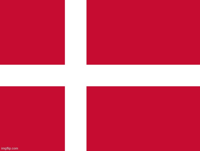 Flag of Denmark | image tagged in flag of denmark | made w/ Imgflip meme maker