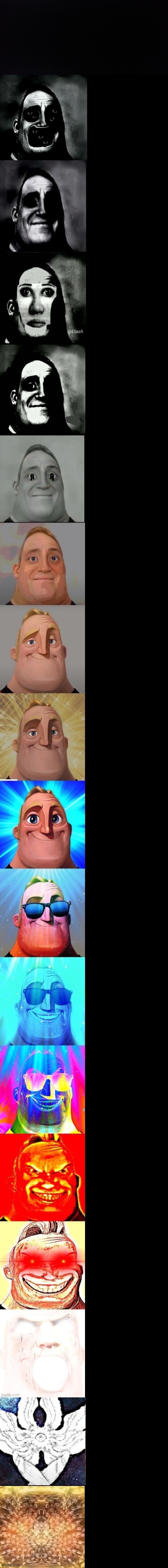 Mr Incredible from Trollge to God | image tagged in mr incredible from trollge to god | made w/ Imgflip meme maker