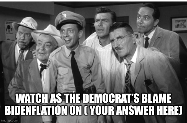 Bidenflation (your answer here) | WATCH AS THE DEMOCRAT’S BLAME BIDENFLATION ON ( YOUR ANSWER HERE) | image tagged in waiting for the next drama,funny,memes,upvotes,democrats | made w/ Imgflip meme maker