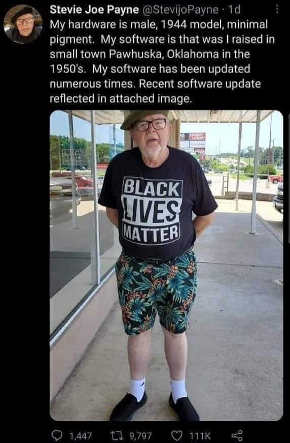 Black Lives Matter Oklahoman Blank Meme Template