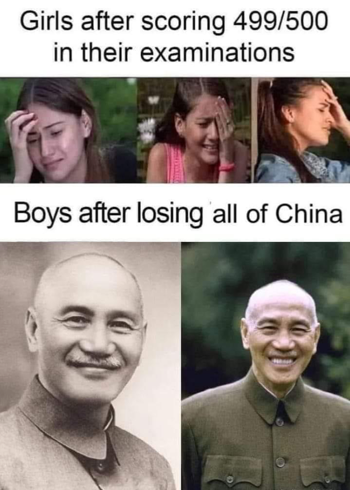 Boys after losing all of China Blank Meme Template