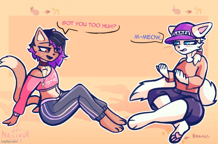 By nagifur | image tagged in furry,femboy,cute,adorable | made w/ Imgflip meme maker