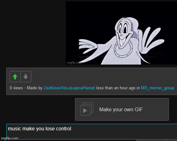music make you lose control | made w/ Imgflip meme maker