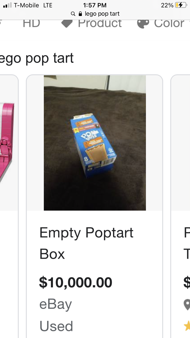 High Quality Overpriced empty pop tart box Blank Meme Template