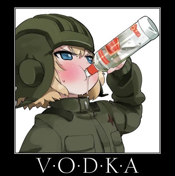 anime vodka Blank Meme Template