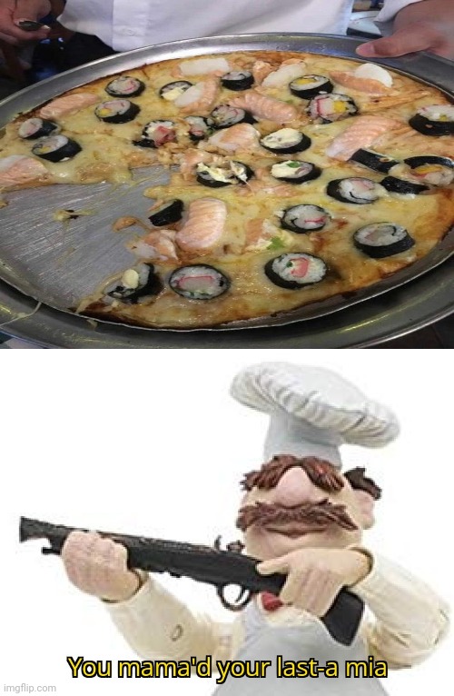 Cursed pizza image | image tagged in you mama'd your last-a mia,funny,memes,pizza time stops,unsee juice,unsee | made w/ Imgflip meme maker
