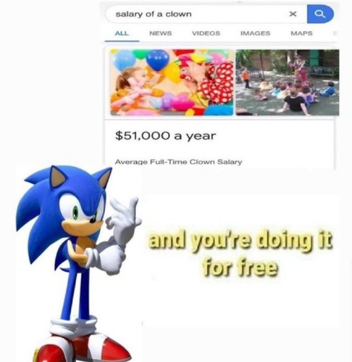 Salary of a clown Blank Meme Template