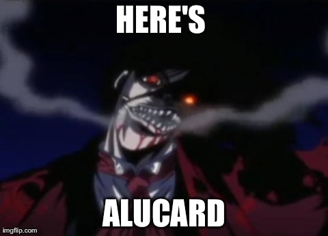 HERE'S  ALUCARD | made w/ Imgflip meme maker