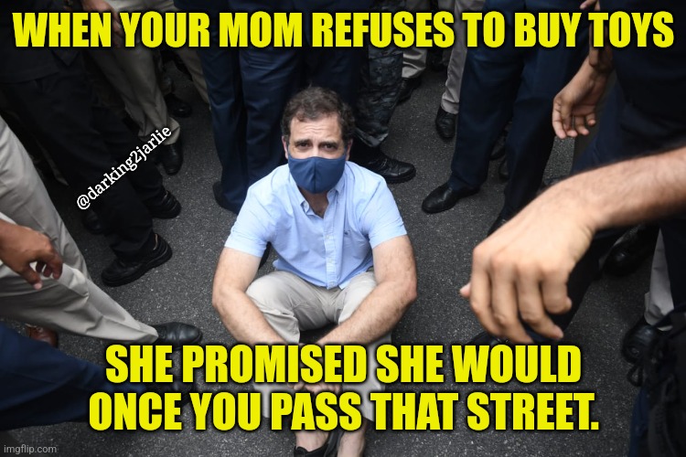 Mommy Cheated |  WHEN YOUR MOM REFUSES TO BUY TOYS; @darking2jarlie; SHE PROMISED SHE WOULD ONCE YOU PASS THAT STREET. | image tagged in stubborn kid,politicians,kids,third world success kid,gandhi | made w/ Imgflip meme maker