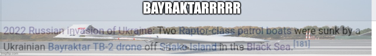 Russians got ruined again >:) | BAYRAKTARRRRR | made w/ Imgflip meme maker