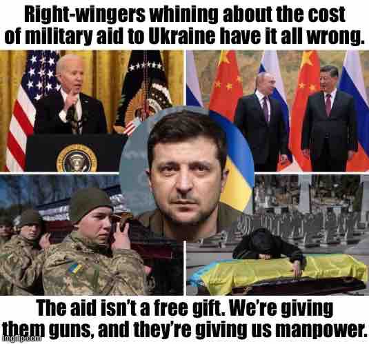 Ukraine aid | image tagged in ukraine aid | made w/ Imgflip meme maker