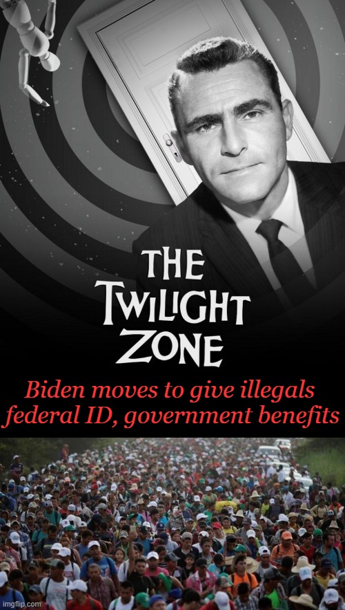 No Borders, No Country | Biden moves to give illegals 
federal ID, government benefits | image tagged in politics,joe biden,democrats,annihilation of america,no borders,illegal aliens | made w/ Imgflip meme maker