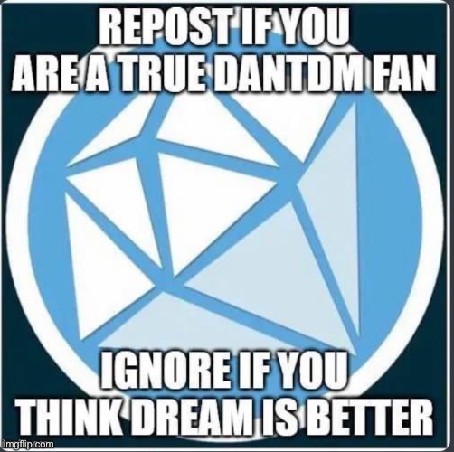 Comment if there’s another YouTuber that you like more than either of them | image tagged in dantdm | made w/ Imgflip meme maker