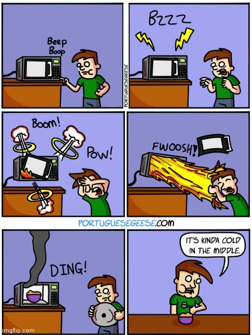 Microwave explosion | image tagged in microwave,explosion,comics,comic,comics/cartoons,microwaves | made w/ Imgflip meme maker
